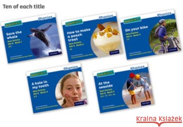 Read Write Inc. Phonics: Blue Set 6 Non-Fiction Pack of 50 Gill Munton Ruth Miskin  9780198373766 Oxford University Press - książka