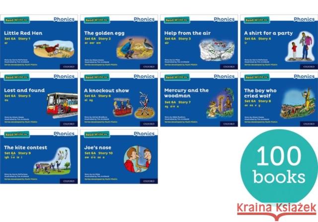 Read Write Inc. Phonics: Blue Set 6A Storybooks Pack of 100 Gill Munton Adrian Bradbury Alison Hawes 9781382013420 Oxford University Press - książka