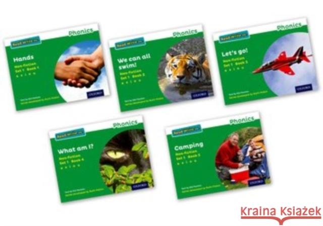 Read Write Inc. Phonics: Green Set 1 Non-Fiction Mixed Pack of 5 Gill Munton Ruth Miskin  9780198373407 Oxford University Press - książka