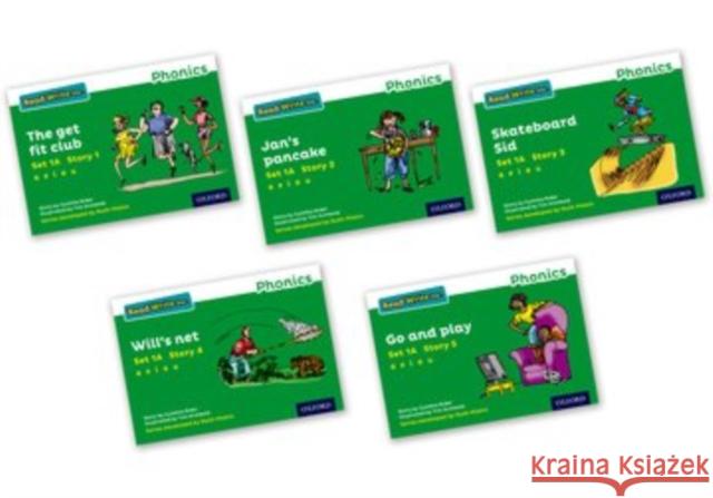 Read Write Inc. Phonics: Green Set 1a Storybooks Mixed Pack of 5 Ms Cynthia Rider Tim Archbold Ruth Miskin 9780198371410 Oxford University Press - książka