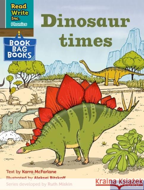 Read Write Inc. Phonics: Grey Set 7 Book Bag Book 12 Dinosaur times Karra McFarlane Aleksei Bitskoff  9780198420835 Oxford University Press - książka