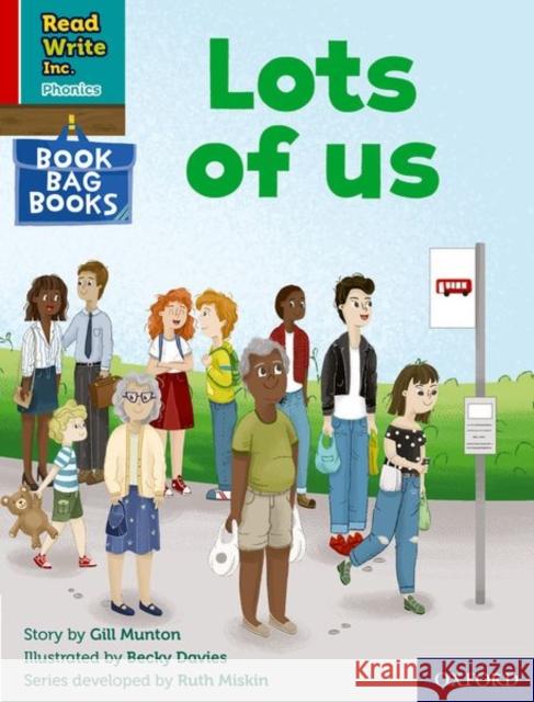 Read Write Inc. Phonics: Lots of us (Red Ditty Book Bag Book 8) Munton, Gill 9780198437758  - książka