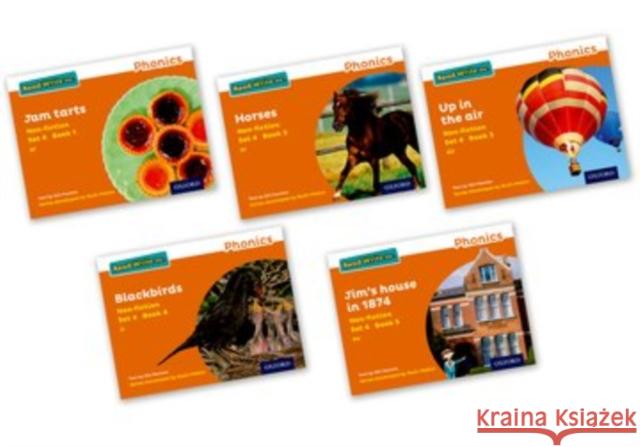 Read Write Inc. Phonics: Orange Set 4 Non-Fiction Mixed Pack of 5 Gill Munton Ruth Miskin  9780198373612 Oxford University Press - książka