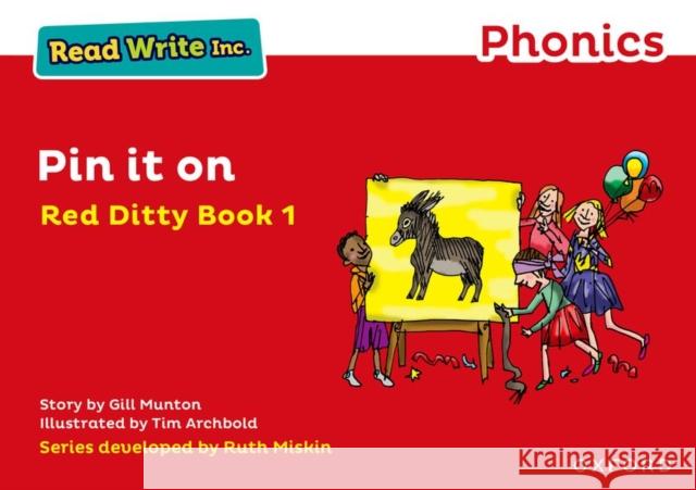 Read Write Inc. Phonics: Pin It On (Red Ditty Book 1) Munton, Gill 9780198371199 Oxford University Press - książka