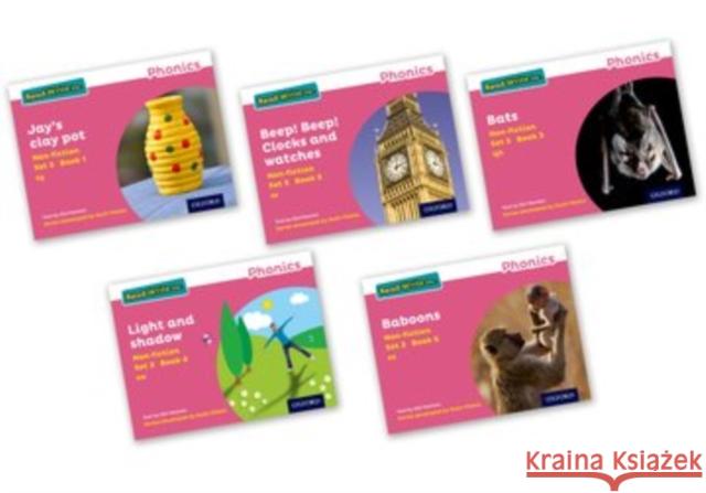 Read Write Inc. Phonics: Pink Set 3 Non-Fiction Mixed Pack of 5 Gill Munton Ruth Miskin  9780198373544 Oxford University Press - książka