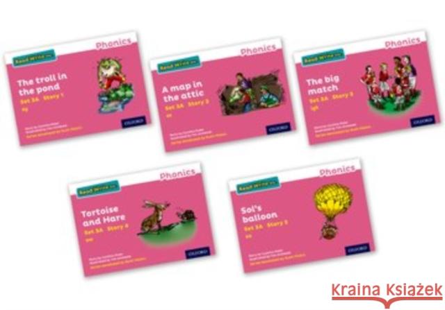 Read Write Inc. Phonics: Pink Set 3a Storybooks Mixed Pack of 5 Ms Cynthia Rider Tim Archbold Ruth Miskin 9780198371793 Oxford University Press - książka