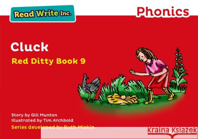 Read Write Inc. Phonics: Red Ditty Book 9 Cluck Gill Munton Tim Archbold Ruth Miskin 9780198371274 Oxford University Press - książka