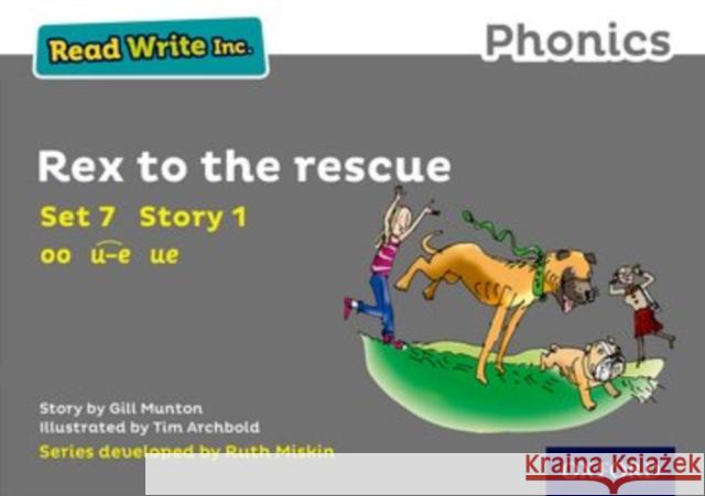 Read Write Inc. Phonics: Rex to the Rescue (Grey Set 7 Storybook 1) Munton, Gill 9780198372264 Oxford University Press - książka