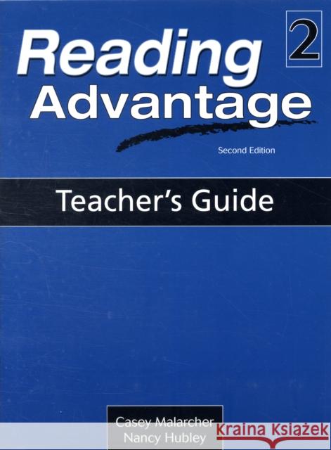 Reading Advantage 2: Teacher's Edition Malarcher, Casey 9781413001198 CENGAGE LEARNING - książka