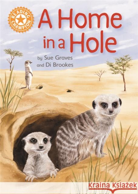 Reading Champion: A Home in a Hole: Independent Reading Orange 6 Non-fiction Sue Graves 9781445176314 Hachette Children's Group - książka