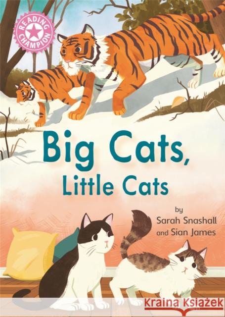 Reading Champion: Big Cats, Little Cats: Independent Reading Pink 1B Non-fiction Snashall, Sarah 9781445174921 Hachette Children's Group - książka