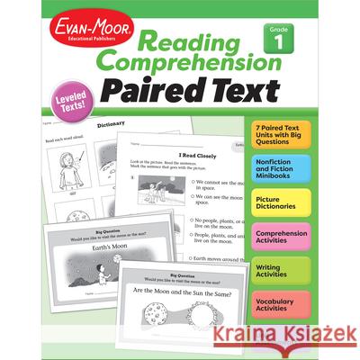 Reading Comprehension: Paired Text, Grade 1 Teacher Resource Evan-Moor Corporation 9781645143406 Evan-Moor Educational Publishers - książka