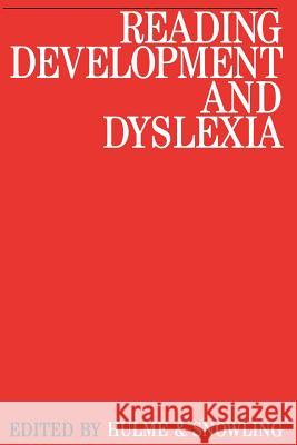Reading Development and Dyslexia  9781897635858 JOHN WILEY AND SONS LTD - książka