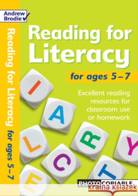 Reading for Literacy for ages 5-7 Andrew Brodie, Judy Richardson 9780713679779 Bloomsbury Publishing PLC - książka