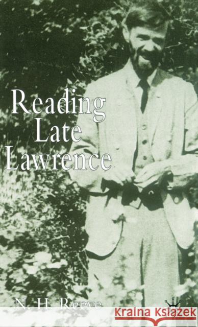 Reading Late Lawrence N. H. Reeve 9781403915962 Palgrave MacMillan - książka