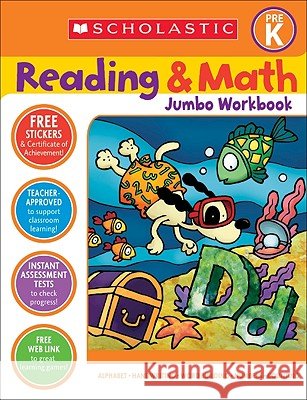 Reading & Math Jumbo Workbook: Grade Prek Terry Cooper 9780439785983 Teaching Resources - książka