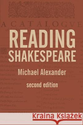 Reading Shakespeare Michael Alexander 9781352004427 Palgrave - książka