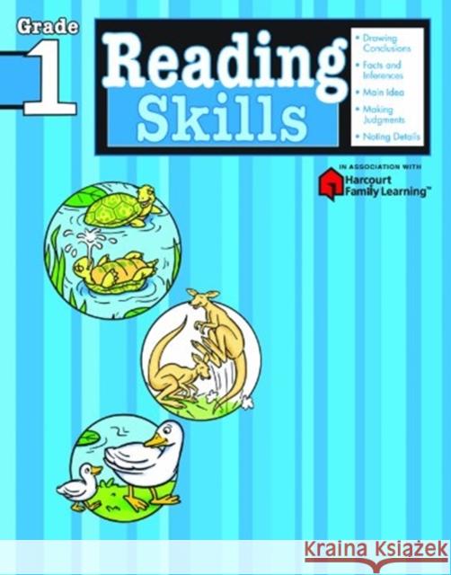 Reading Skills: Grade 1 (Flash Kids Harcourt Family Learning) Flash Kids Editors 9781411401136 Spark - książka