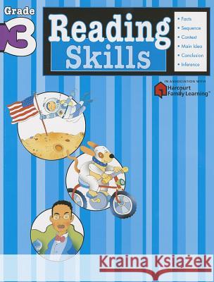 Reading Skills: Grade 3 (Flash Kids Harcourt Family Learning) Flash Kids Editors 9781411401150 Flash Kids - książka