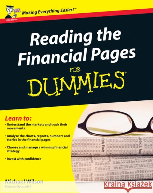 Reading the Financial Pages for Dummies Wilson, Michael 9780470714324  - książka