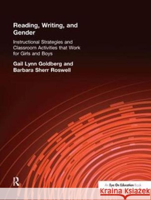 Reading, Writing, and Gender Goldberg, Gail Lynn 9781138439795  - książka