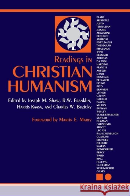 Readings in Christian Humanism Et Al Shaw Joseph M. Shaw 9780800664640 Augsburg Fortress Publishers - książka