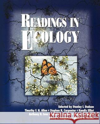 Readings in Ecology Stanley I. Dodson Timothy F. H. Allen Stephen R. Carpenter 9780195133097 Oxford University Press, USA - książka