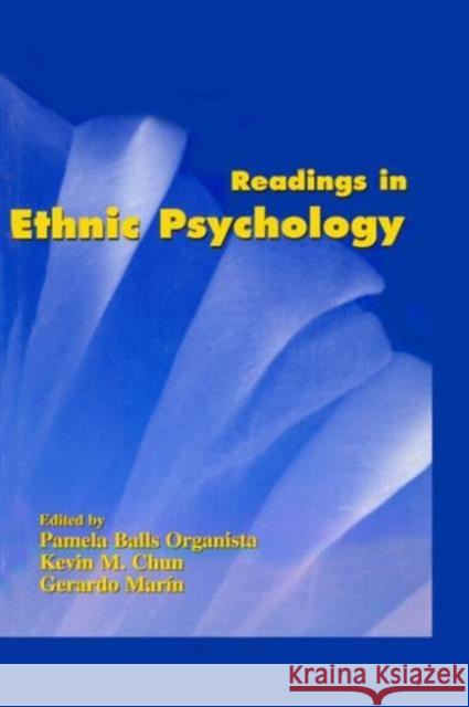 Readings in Ethnic Psychology Pamela Balls Organista Gerardo Marin Pamela Balls-Organista 9780415919630 Routledge - książka