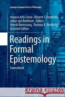 Readings in Formal Epistemology: Sourcebook Arló-Costa, Horacio 9783319793030 Springer - książka