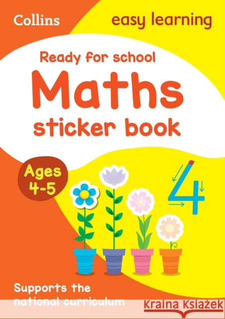 Ready for school: maths Sticker Book Ages 4-5 Collins Easy Learning 9780008775339 HarperCollins Publishers - książka