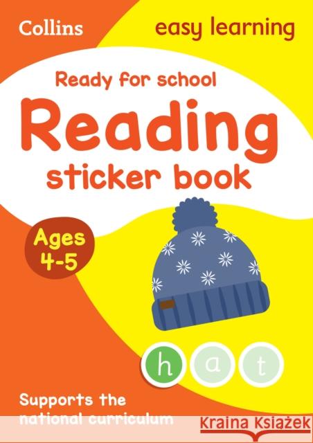 Ready for school: reading Sticker Book Ages 4-5 Collins Easy Learning 9780008775322 HarperCollins Publishers - książka