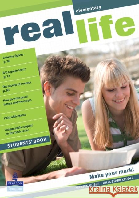 Real Life Global Elementary Students Book Julia Starr Keddle 9781405897044 Pearson Education Limited - książka