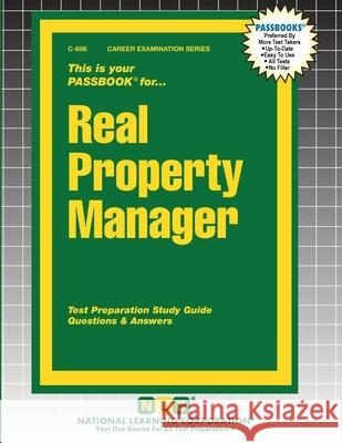 Real Property Manager Passbooks 9781799306986 National Learning Corp - książka