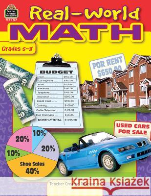 Real-World Math Genene Rhodes 9780743932677 Teacher Created Resources - książka