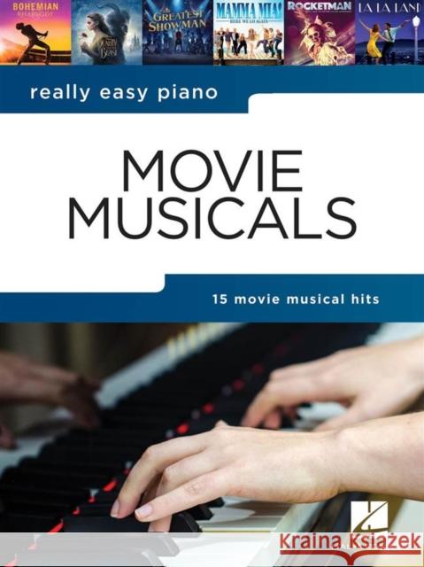 REALLY EASY PIANO MOVIE MUSICALS  9781540066688 Hal Leonard Publishing Corporation - książka