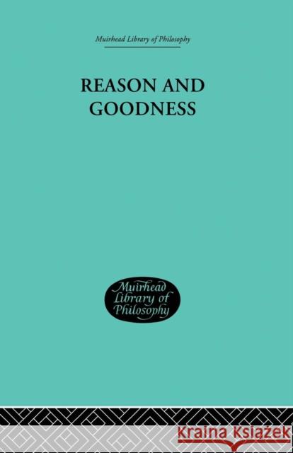 Reason and Goodness Brand Blanshard 9781138870819 Routledge - książka