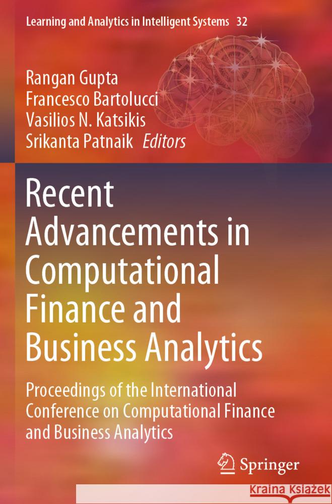 Recent Advancements in Computational Finance and Business Analytics  9783031381362 Springer - książka