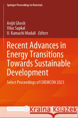 Recent Advances in Energy Transitions Towards Sustainable Development  9789819638437 Springer Nature Singapore - książka
