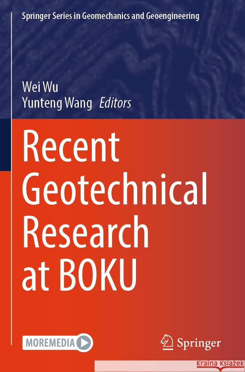 Recent Geotechnical Research at BOKU  9783031521614 Springer Nature Switzerland - książka