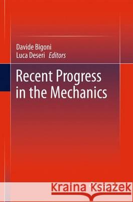 Recent Progress in the Mechanics of Defects Davide Bigoni Luca Deseri 9789401784375 Springer - książka