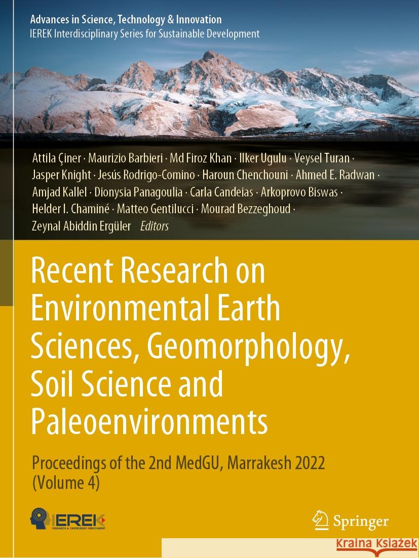 Recent Research on Environmental Earth Sciences, Geomorphology, Soil Science and Paleoenvironments  9783031487569 Springer Nature Switzerland - książka