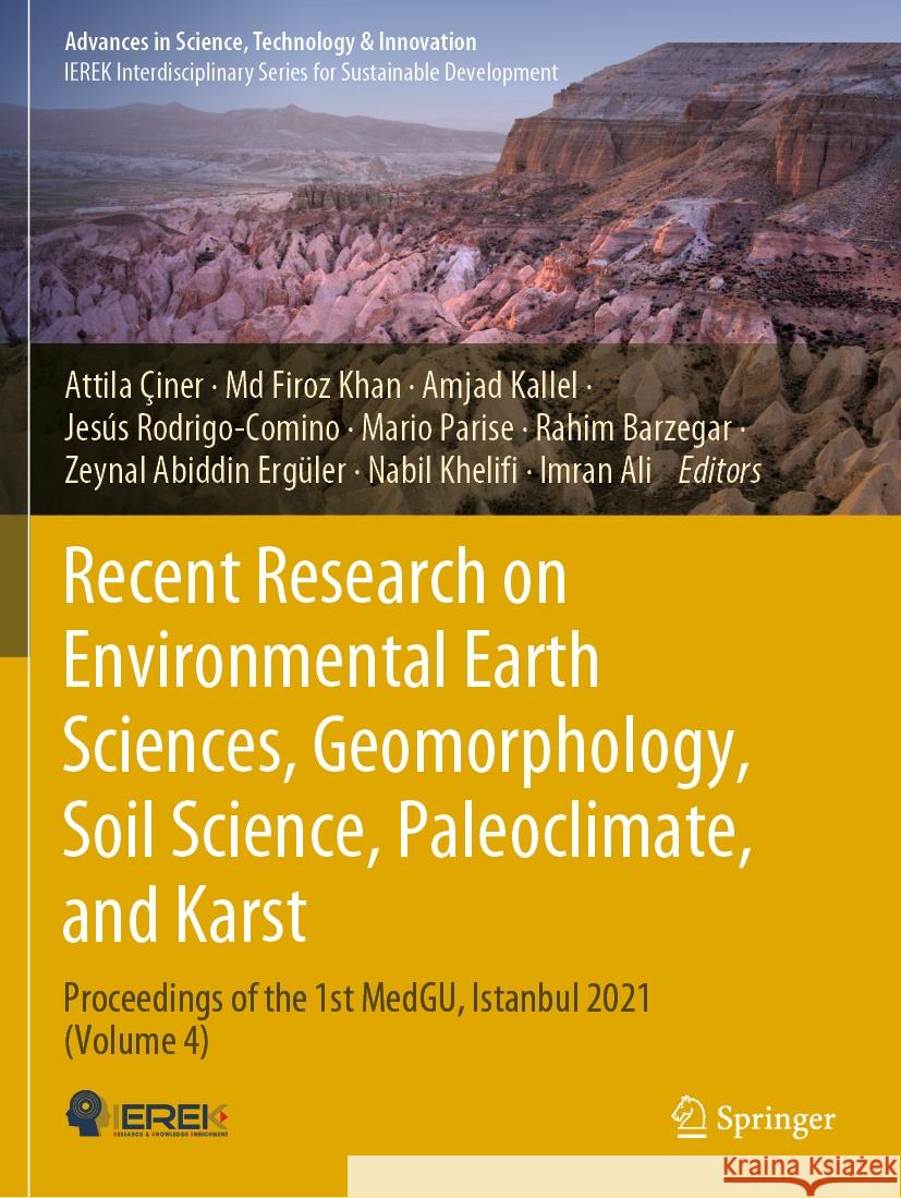 Recent Research on Environmental Earth Sciences, Geomorphology, Soil Science, Paleoclimate, and Karst  9783031429194 Springer Nature Switzerland - książka