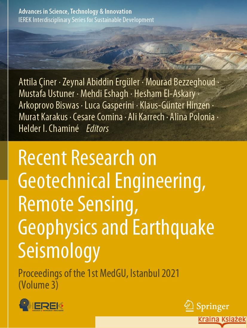 Recent Research on Geotechnical Engineering, Remote Sensing, Geophysics and Earthquake Seismology  9783031432200 Springer Nature Switzerland - książka