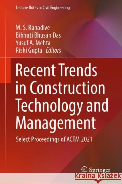 Recent Trends in Construction  9789811921445 Springer Nature Singapore - książka