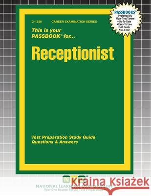 Receptionist Passbooks 9781799316367 National Learning Corp - książka