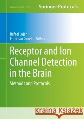 Receptor and Ion Channel Detection in the Brain: Methods and Protocols Luján, Rafael 9781493930630 Humana Press - książka