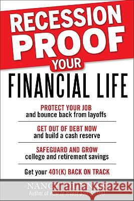 Recession-Proof Your Financial Life Nancy Dunnan 9780071634601  - książka