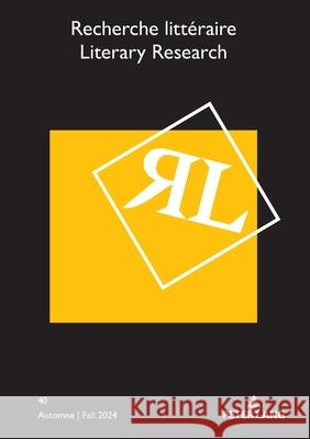 Recherche littéraire / Literary Research  9783034354882 Peter Lang - książka