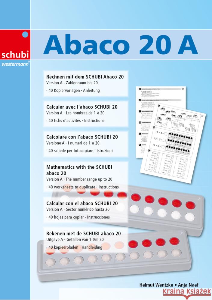 Rechnen mit dem SCHUBI Abaco 20 (Modell A) Wentzke, Helmut 9783039766338 Schubi Lernmedien - książka