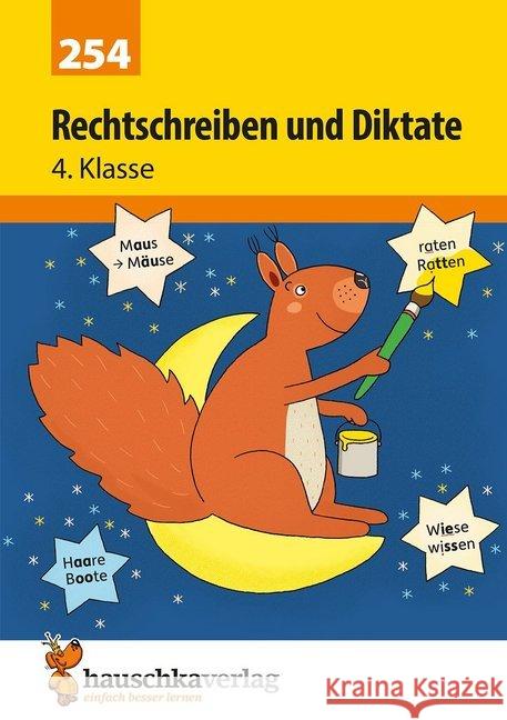 Rechtschreiben und Diktate 4. Klasse : Herausnehmbarer Lösungsteil Bülow, Ines 9783881002547 Hauschka - książka